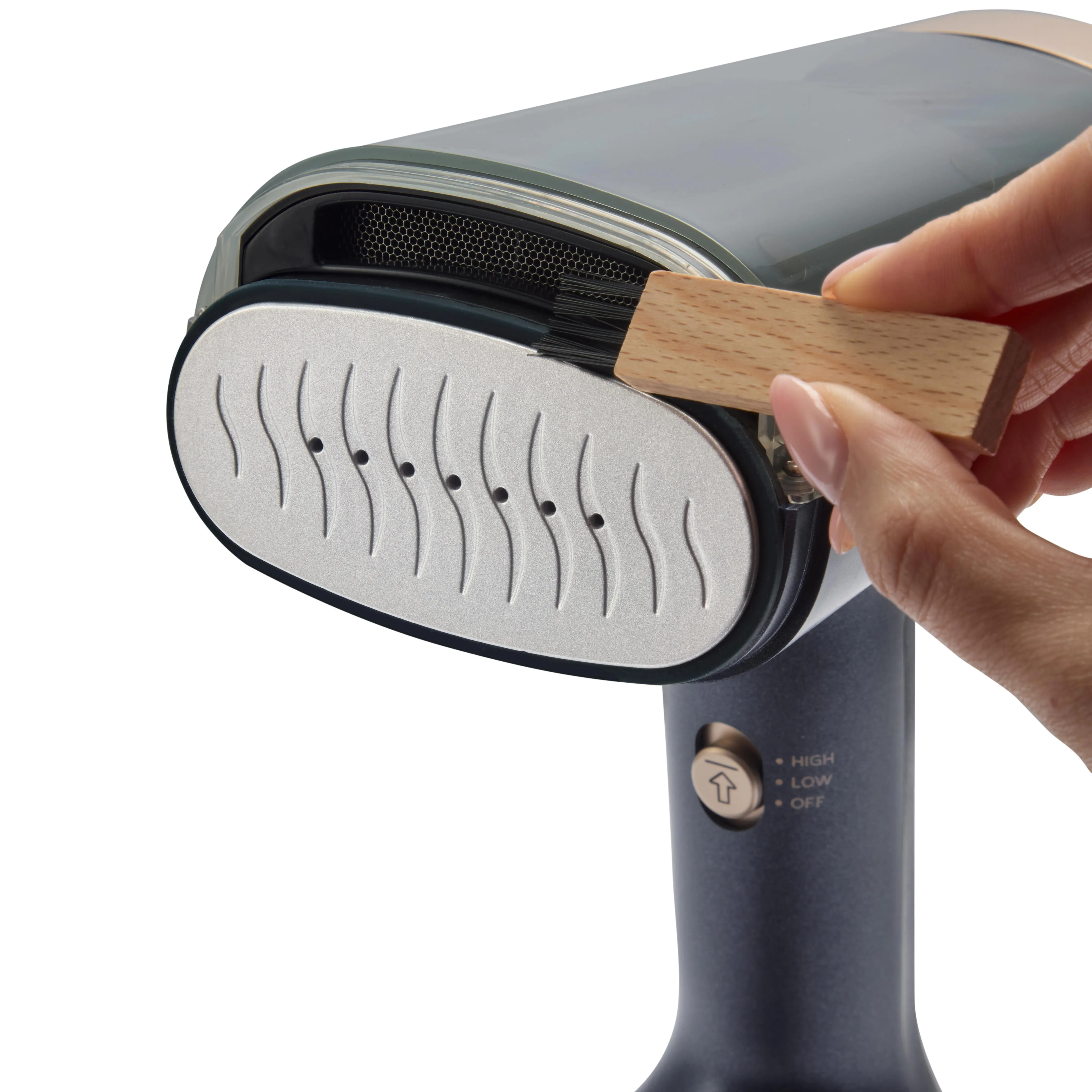 Russell Hobbs SteamGenie VacuSteam -vaateh&ouml;yrystin, 1400 Wattia, 0,2 Litraa, Sininen/Kulta