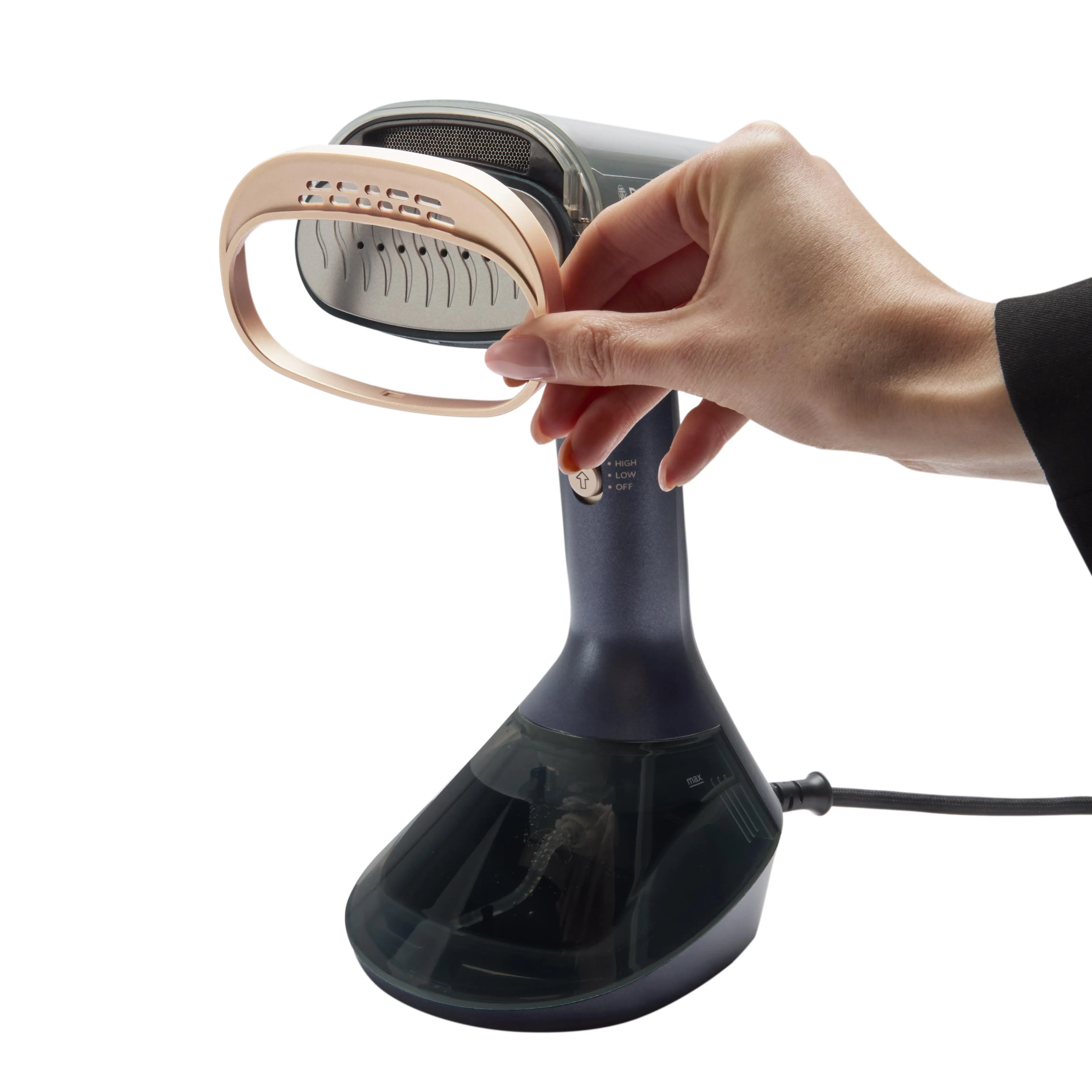 Russell Hobbs SteamGenie VacuSteam -vaateh&ouml;yrystin, 1400 Wattia, 0,2 Litraa, Sininen/Kulta