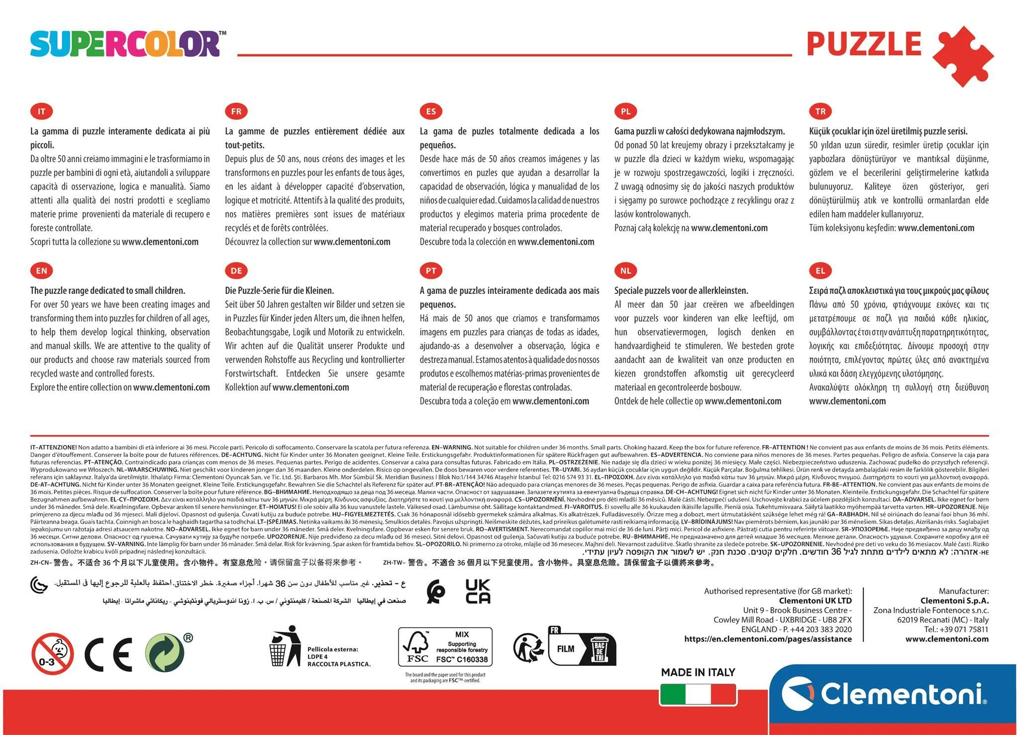 180 pcs Puzzles Kids Unexpected Hug