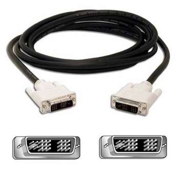Suomen Addon DVI-D - DVI-D - cable, Single, 5 m, Black