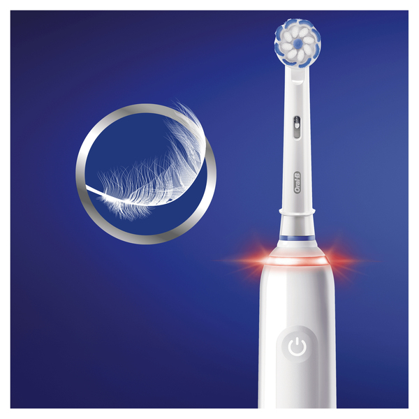 Oral-B Pro 3 Junior - electric toothbrush, Black, Blue