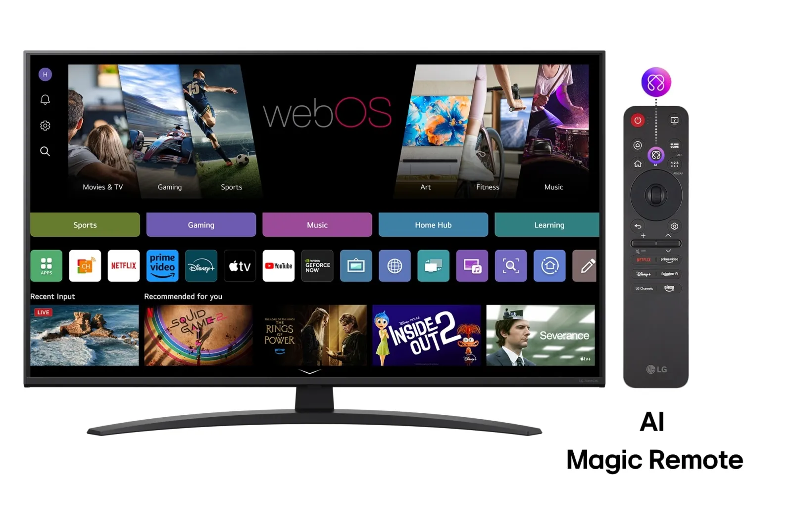 LG 43NANO81A3A 43" 4K NanoCell LED webOS TV, 60Hz, HDR10