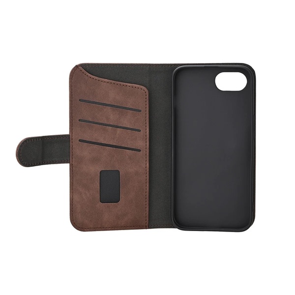 GEAR Wallet MagSeries, iPhone 16e - Wallet Case, Brown
