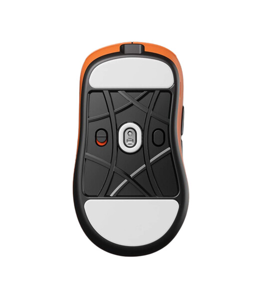 LAMZU Thorn V2 tr&aring;dl&ouml;s ergonomisk gamingmus, orange