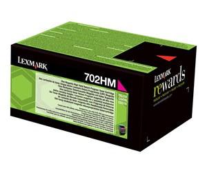 Lexmark 70C2HM0 XL lasertoner, magenta