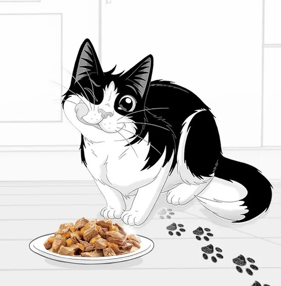 Purina Felix Fantastic Rabbit in Jelly, Wet food for cats, Senior, 85g