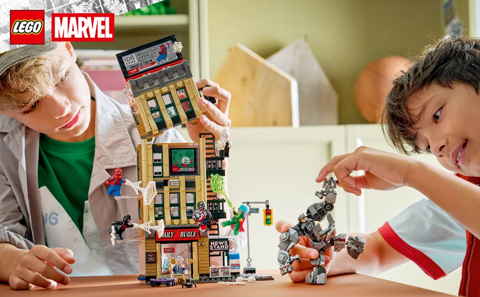 LEGO Marvel Spider-Man versus Mysterio: Daily Bugle 76342