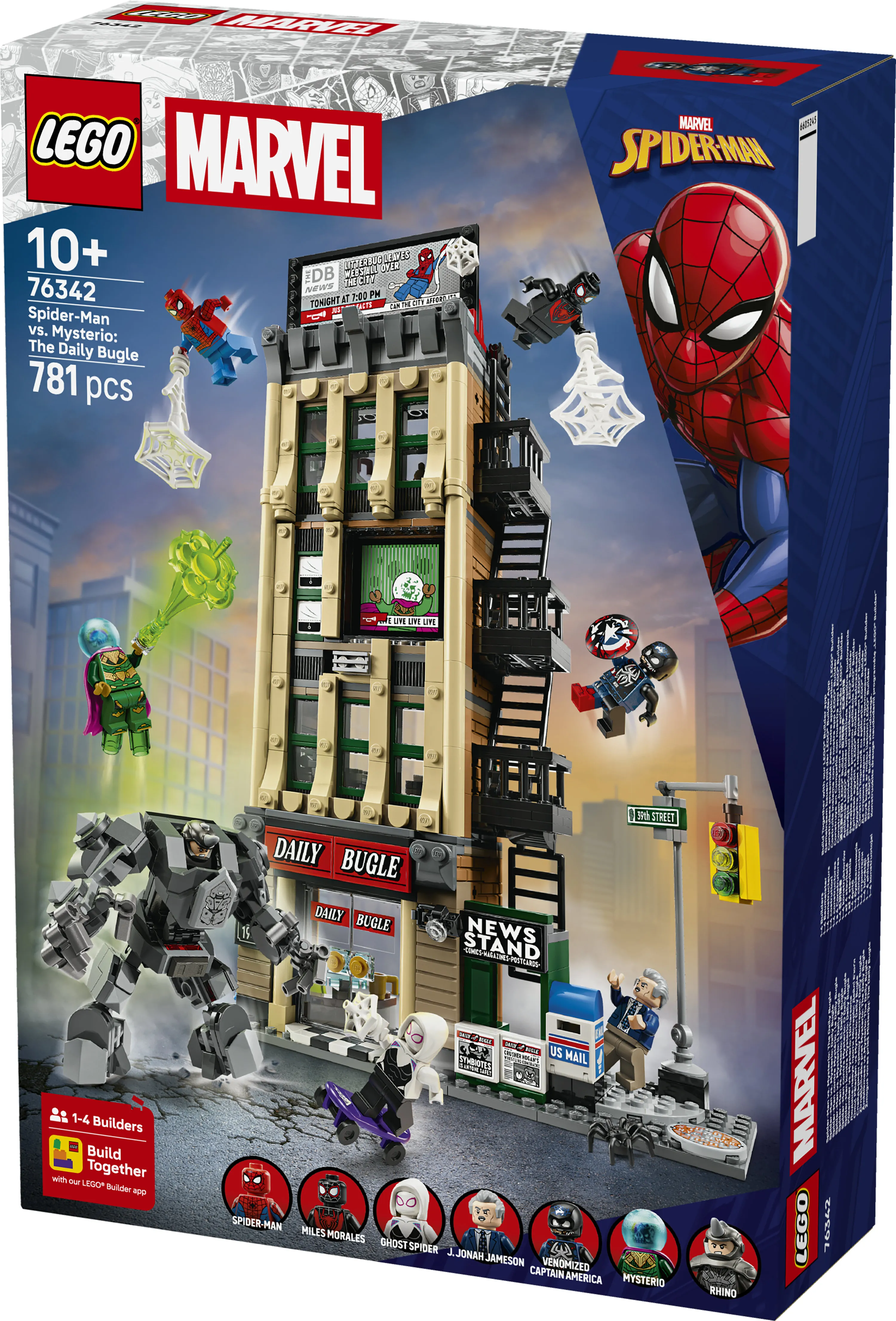 LEGO Marvel Spider-Man versus Mysterio: Daily Bugle 76342