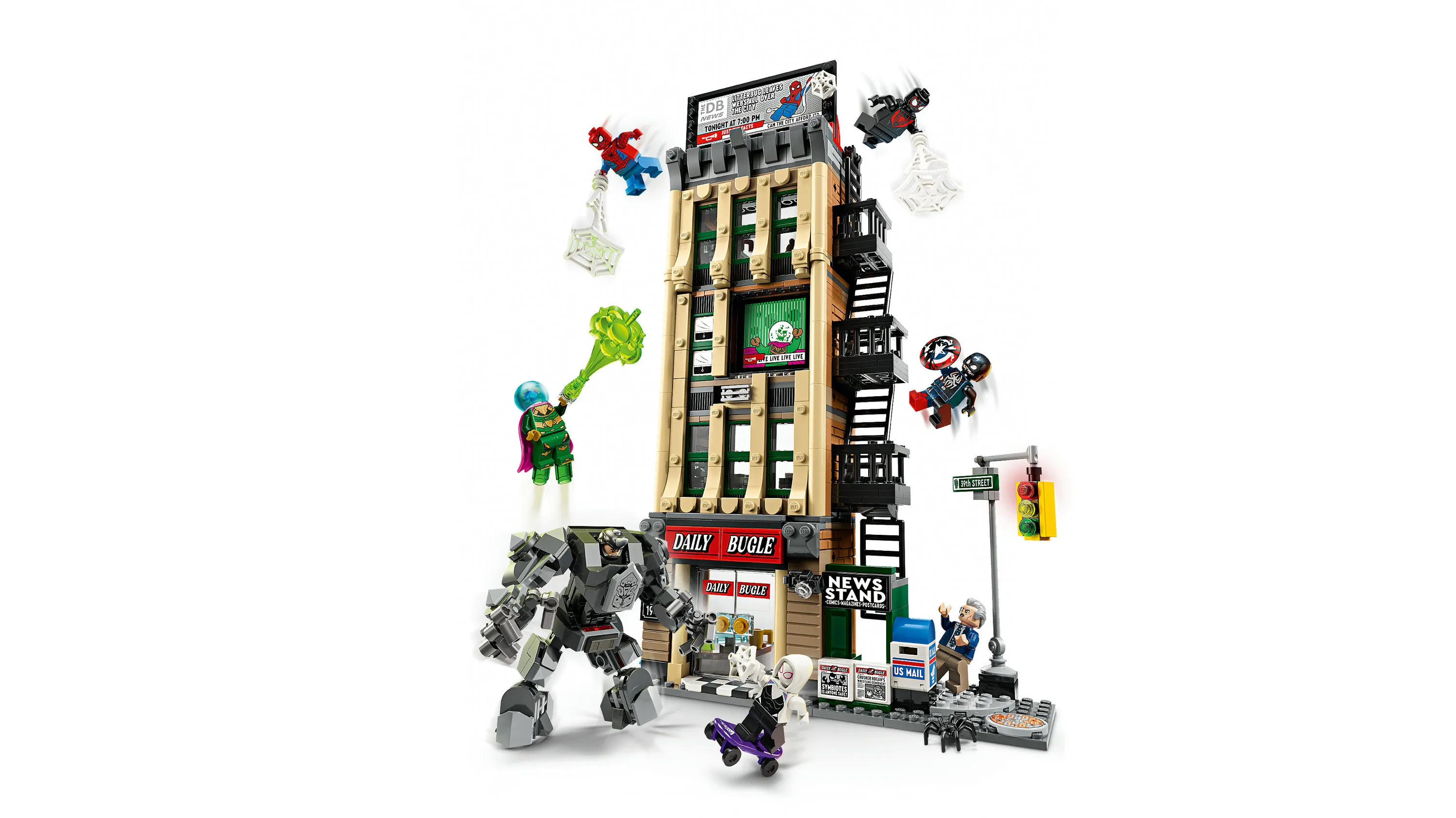 LEGO Marvel Spider-Man versus Mysterio: Daily Bugle 76342