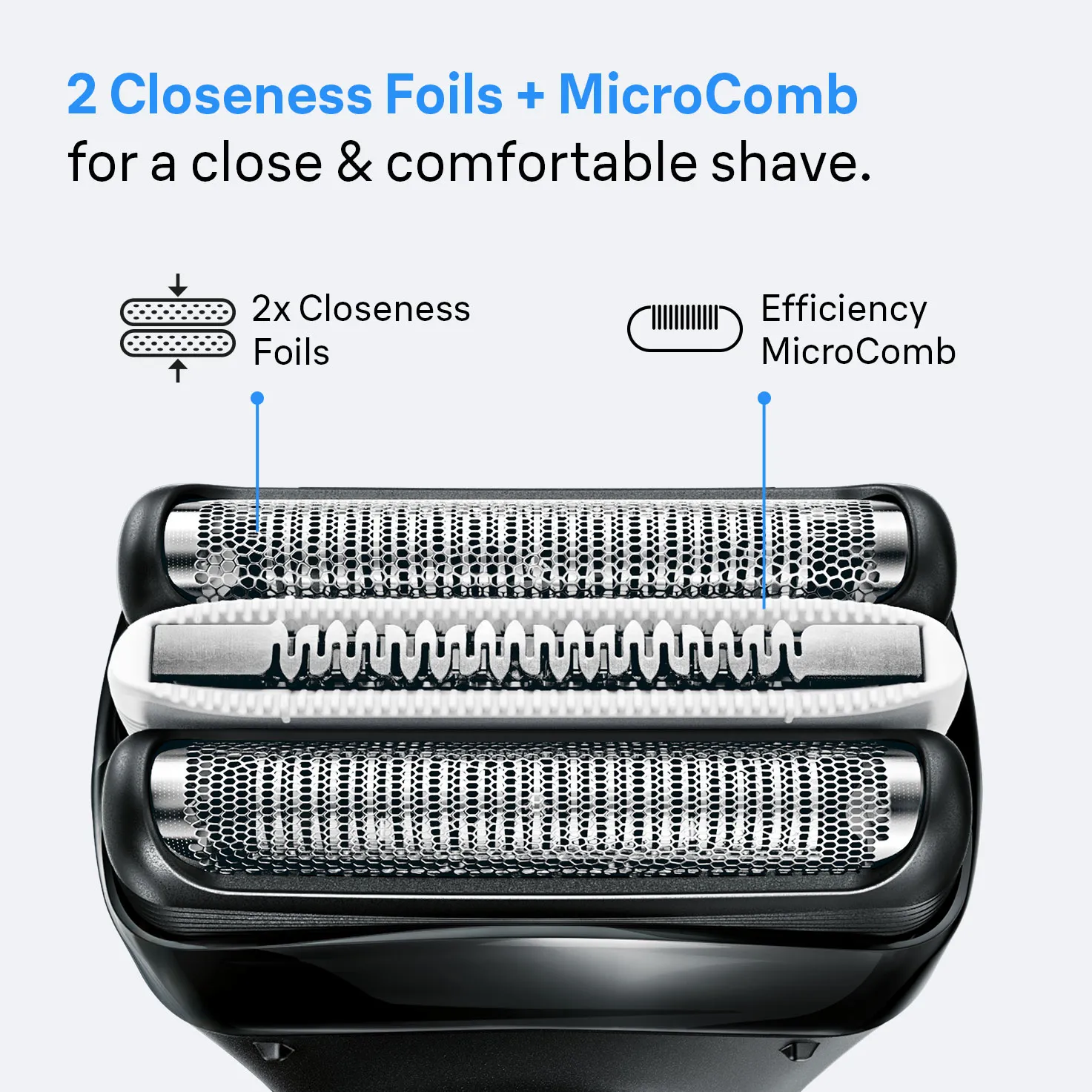 Braun Series 3 ProSkin 3000s, Rechargeable Electric Shaver, Grey
