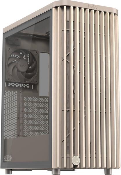 ASUS ProArt PA401 Wood Edition Midi-Tower Case with window, Beige