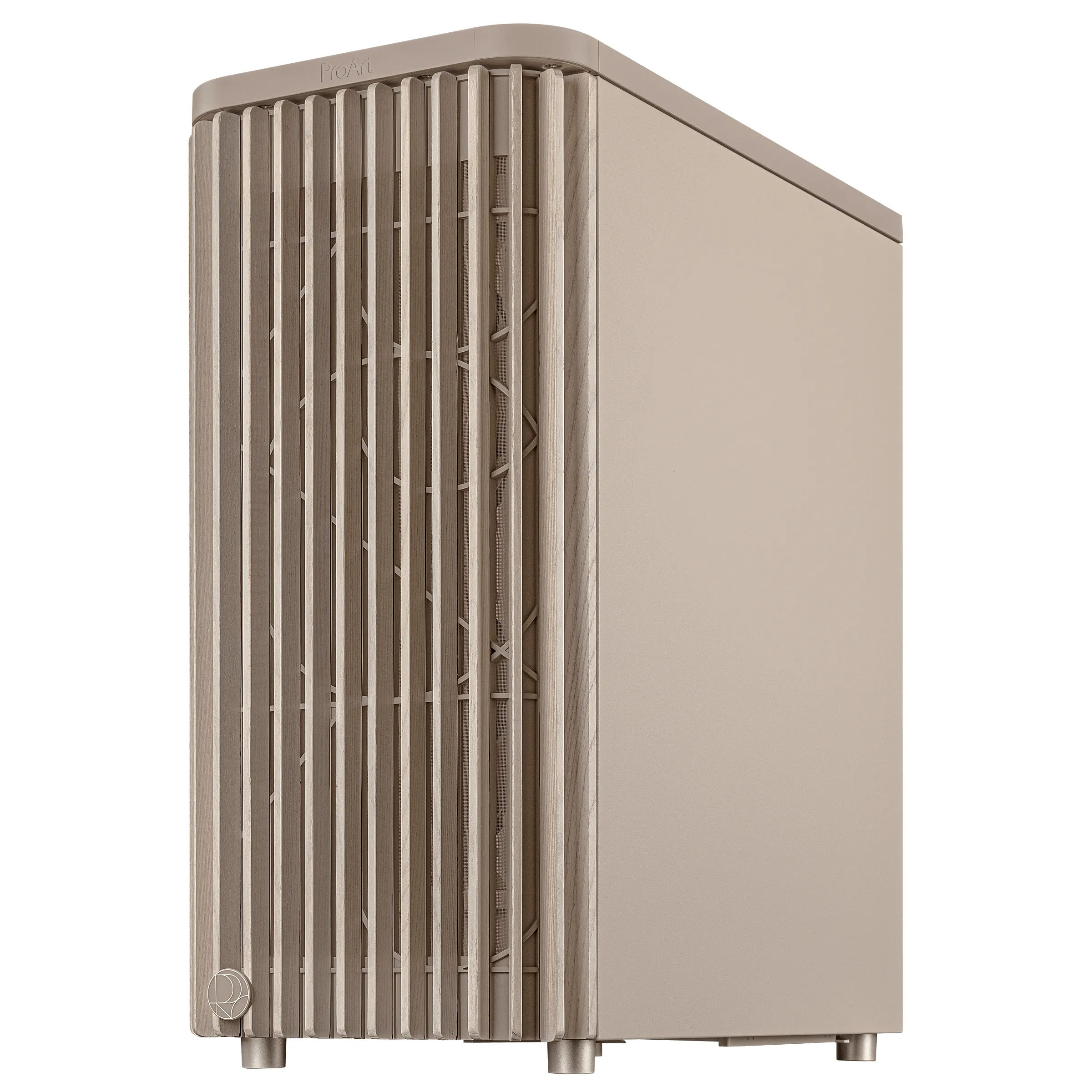 ASUS ProArt PA401 Wood Edition -miditornikotelo ikkunalla, beige