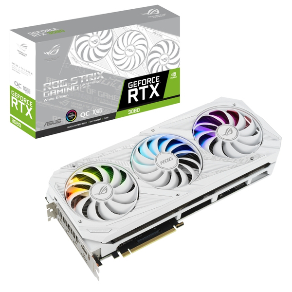 Asus GeForce RTX 3080 ROG Strix Gaming White Edition OC 10 GB - Graphics card