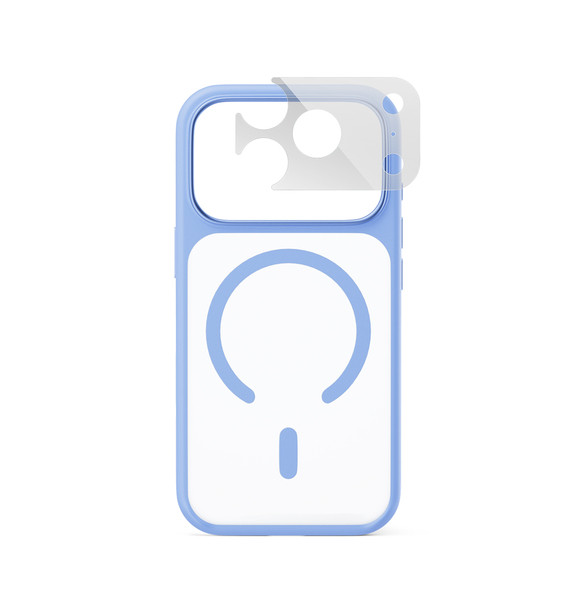 Epico HeroMatte Pro Mag+ Case | iPhone 17 Pro/18 Pro | Light Blue | Qi2  &  MagSafe Compatible | Crossbody Ready  &  Camera Island Protector