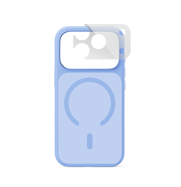 Epico HeroMatte Pro Mag+ Case | iPhone 17 Pro/18 Pro | Light Blue | Qi2  &  MagSafe Compatible | Crossbody Ready  &  Camera Island Protector