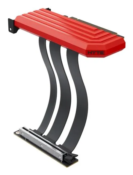 HYTE PCIe 5.0 Hyper Riser riserkabel f&ouml;r grafikkort, 200 mm, svart k&ouml;rsb&auml;r
