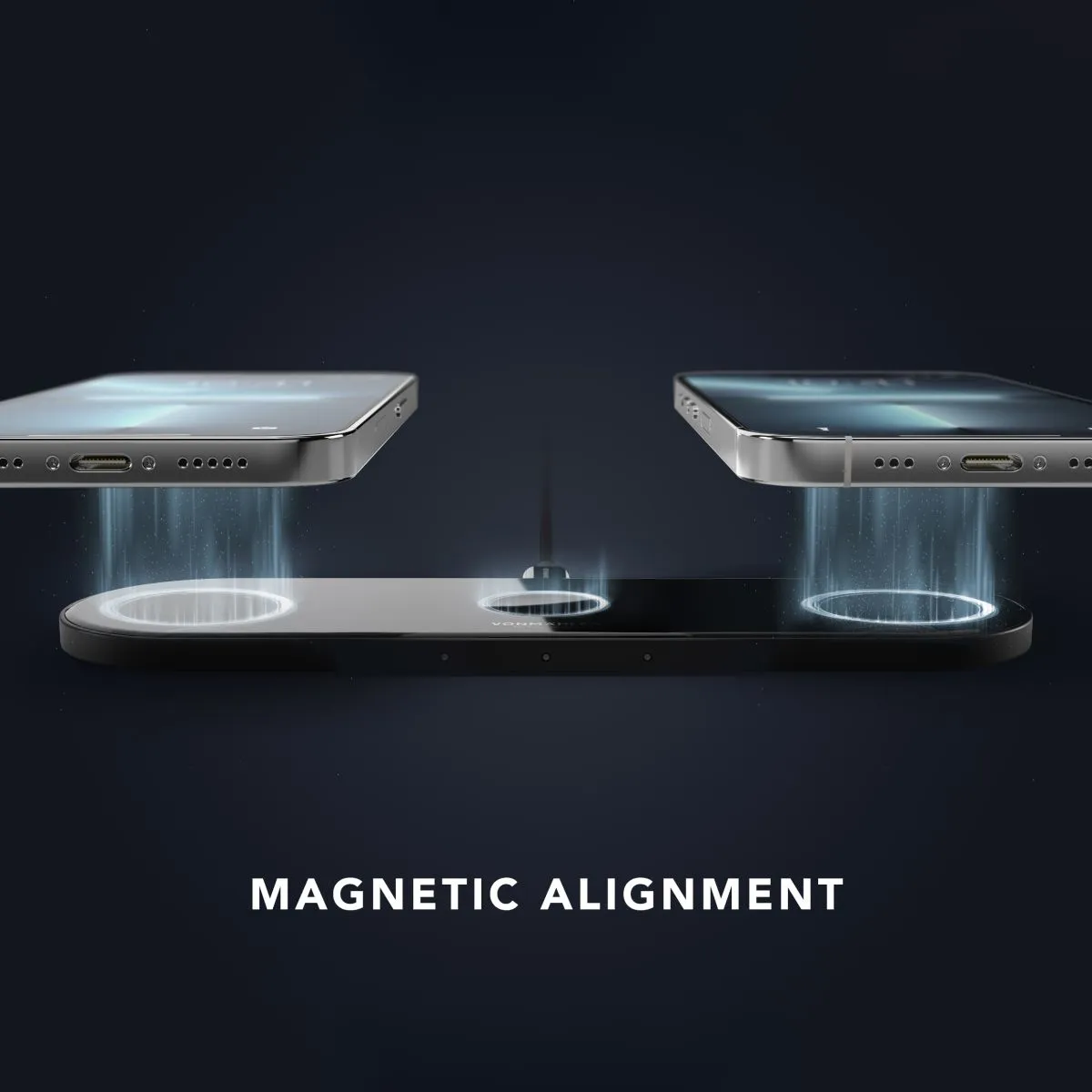 Aura Home - The 3in1 Wireless Charging Station, Svart