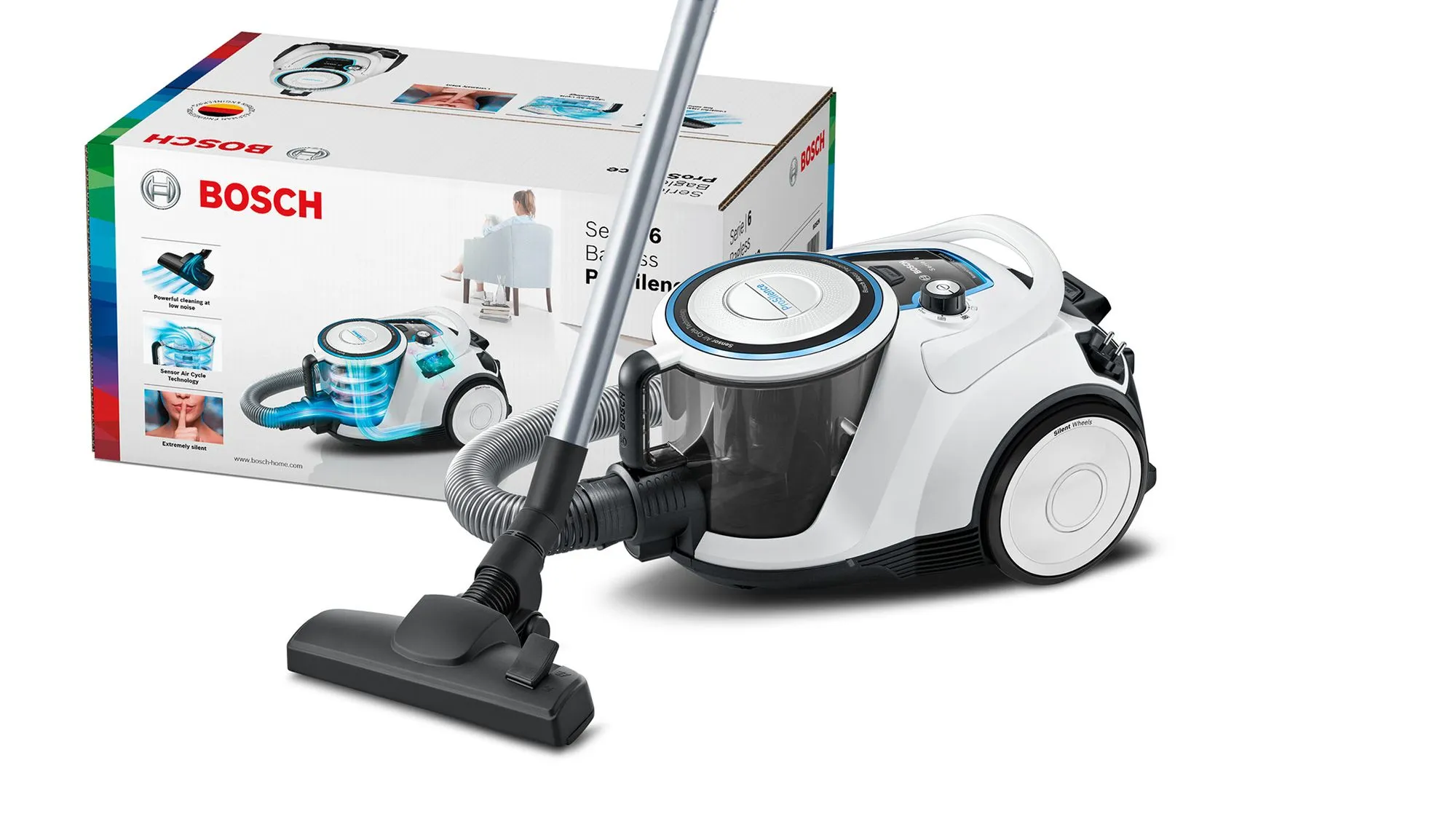 Bosch Serie 6 BGC41LSIL ProSilence - dammsugare