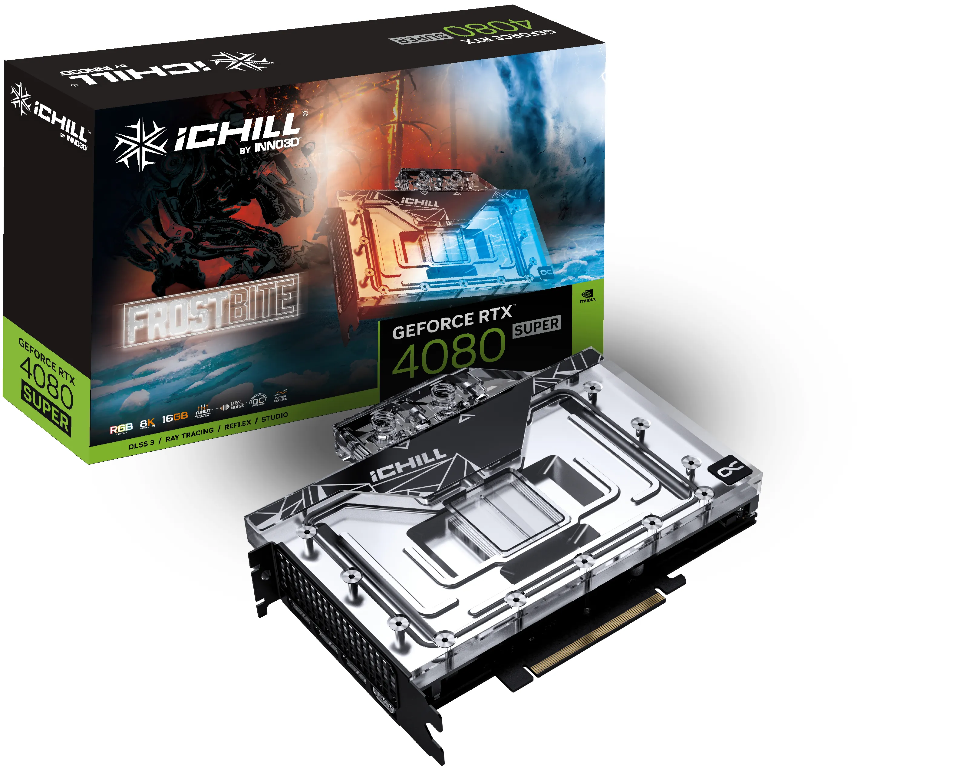 Inno3D GeForce RTX 4080 SUPER iChill Frostbite 16GB - Graphics card