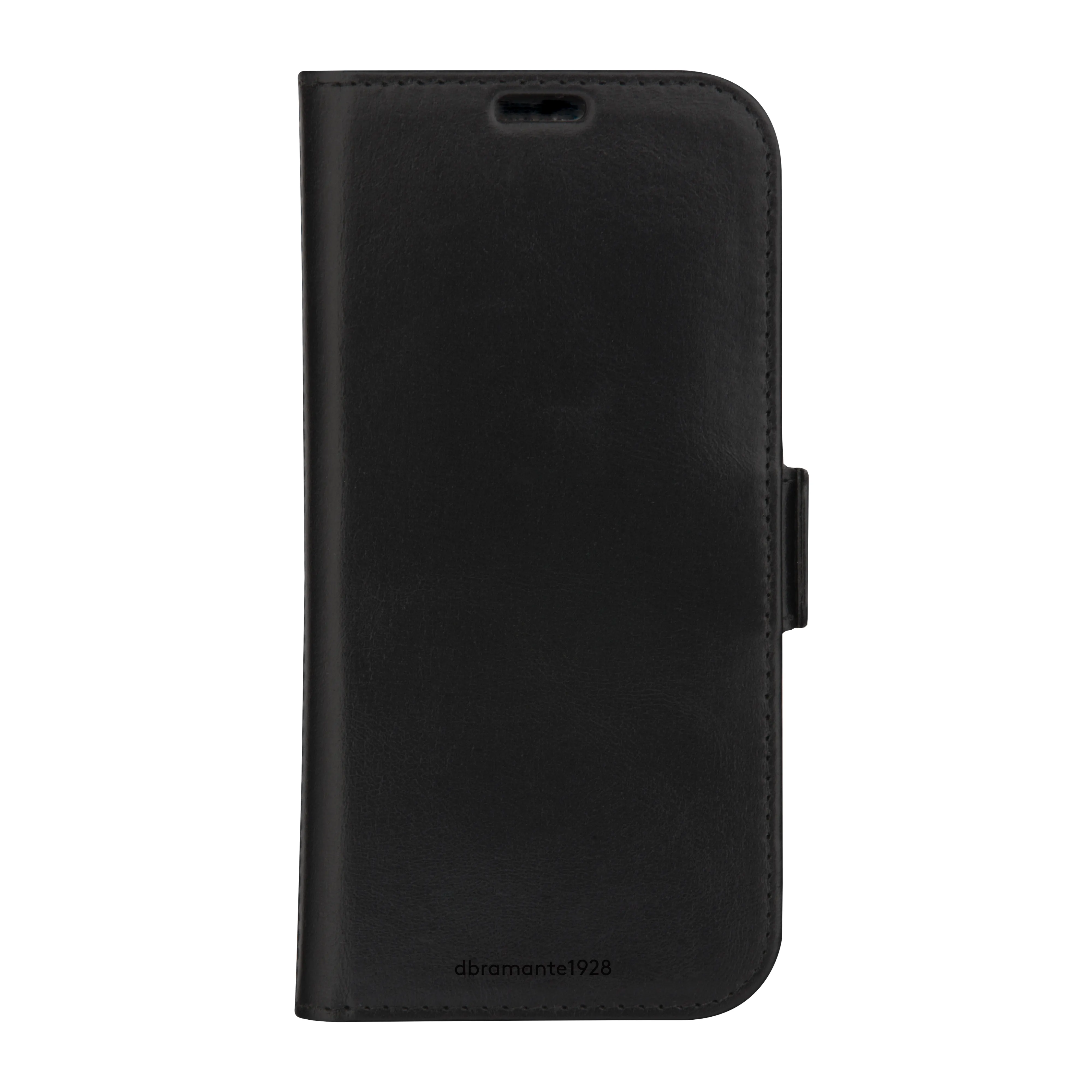 dbramante1928 Copenhagen Wallet Case for iPhone 16e/15/14/13, Black