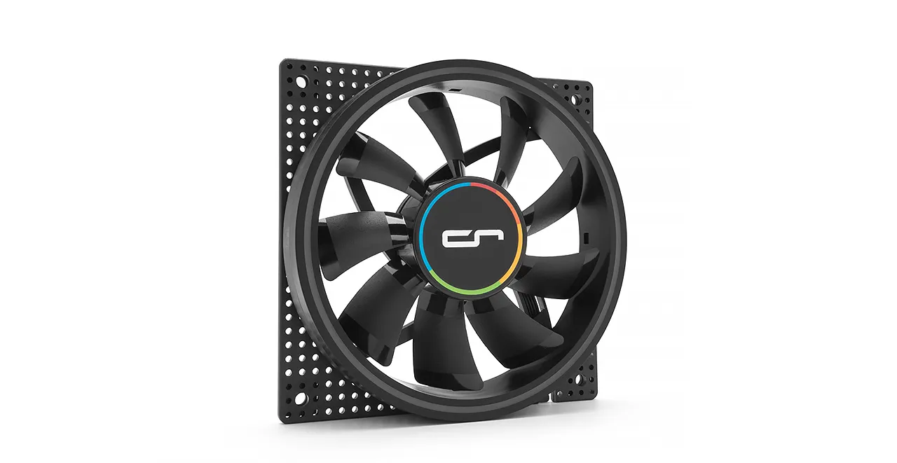 Cryorig Crona S - PWM, ARGB, 120mm - case fan, black