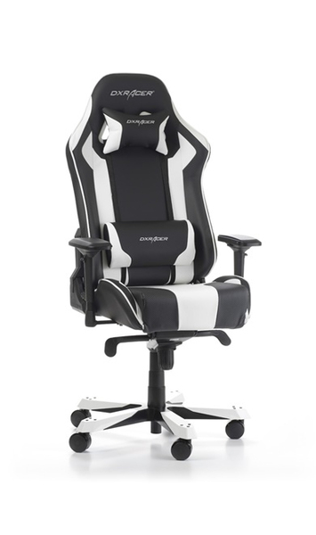 DXRacer King - Pelituoli - Valkoinen Musta