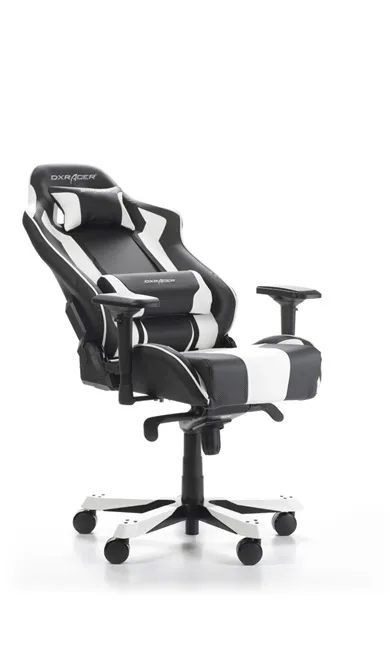 DXRacer King - Pelituoli - Valkoinen Musta