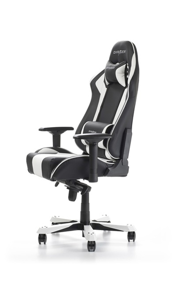 DXRacer King - Spelstol - Vit Svart