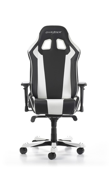 DXRacer King - Pelituoli - Valkoinen Musta