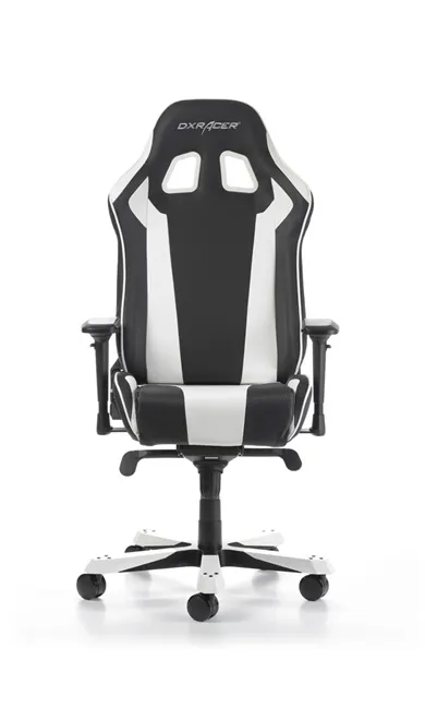 DXRacer King - Pelituoli - Valkoinen Musta
