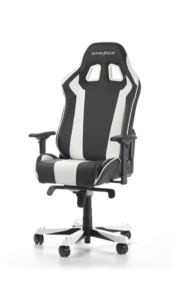 DXRacer King - Spelstol - Vit Svart