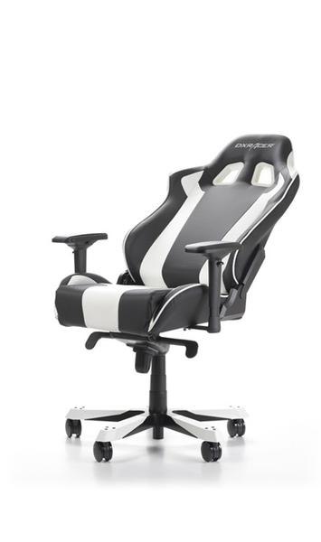 DXRacer King - Pelituoli - Valkoinen Musta