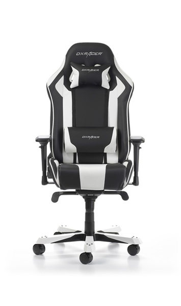 DXRacer King - Pelituoli - Valkoinen Musta