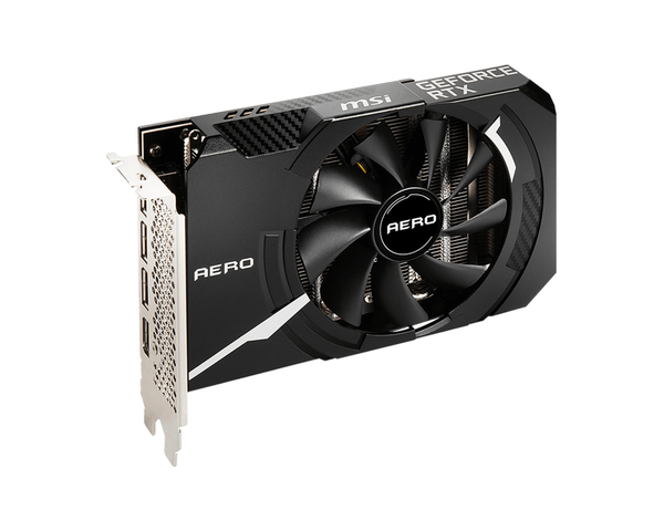 MSI GeForce RTX 3050 Aero ITX 8 Gt -n&auml;yt&ouml;nohjain