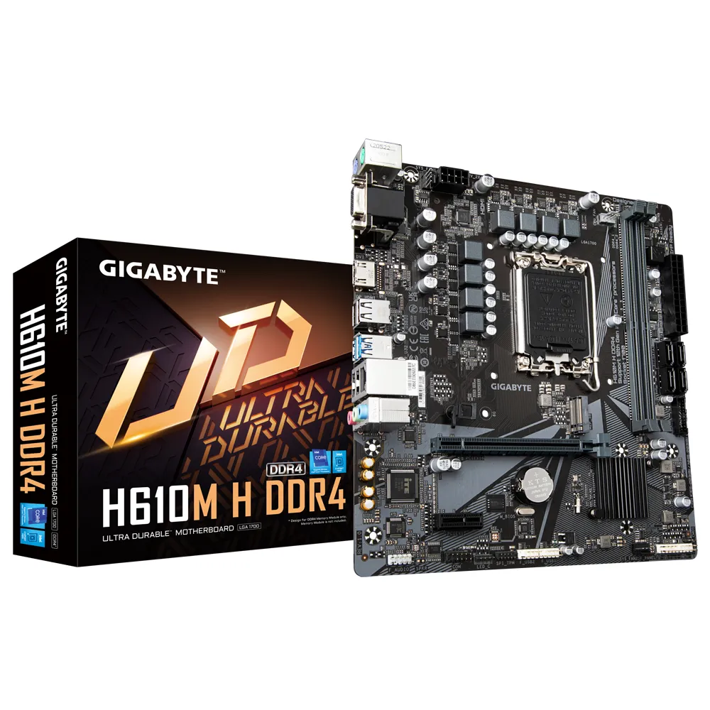 Gigabyte H610M H DDR4 mATX - motherboard