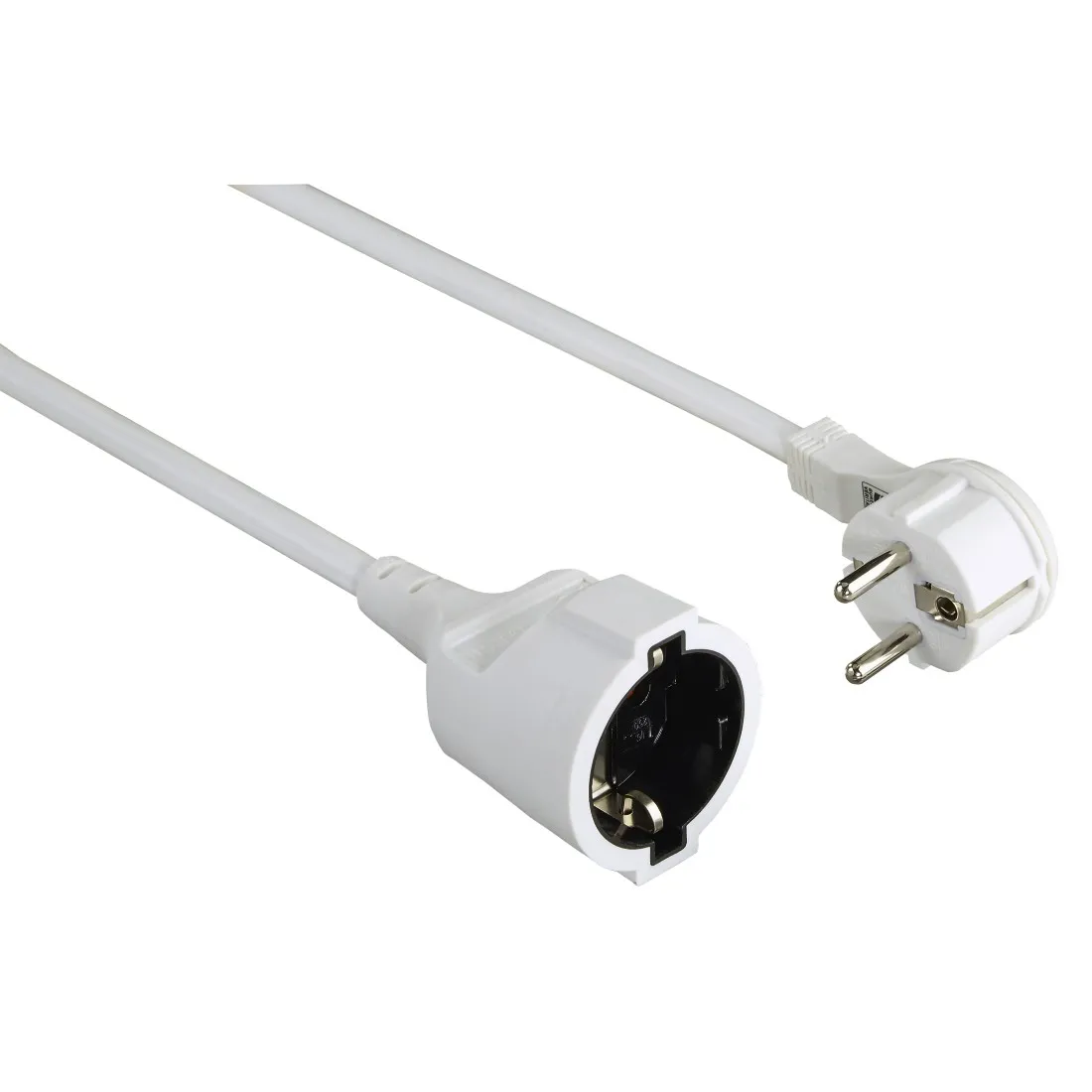 HAMA grounded extension cable, 5m, White