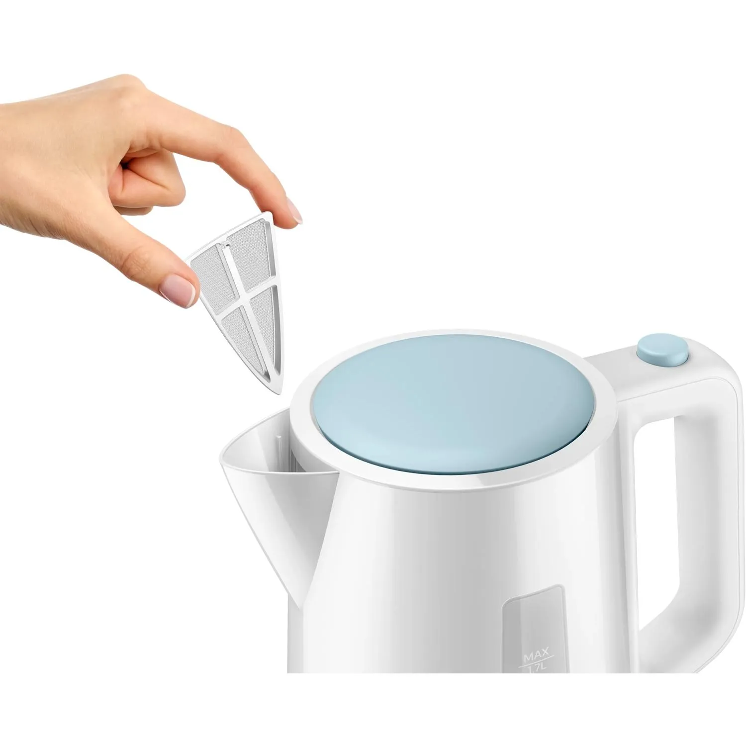 Philips Series 3000 HD9318/70 vattenkokare, 1,7 l, 2200 W, vit
