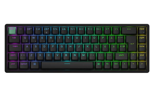 Keychron K6 HE 65% Wireless Mechanical Gaming Keyboard, Gateron Double-Rail Magnetic, Black