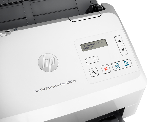 HP ScanJet Enterprise Flow 5000 s4 Sheet-feed Scanner - Asiakirjaskanneri - Dupleksi - 215.9 x 3098.8 mm - 600 dpi x 600 dpi - jopa 55 sivua/min (yksiv&auml;rinen) /