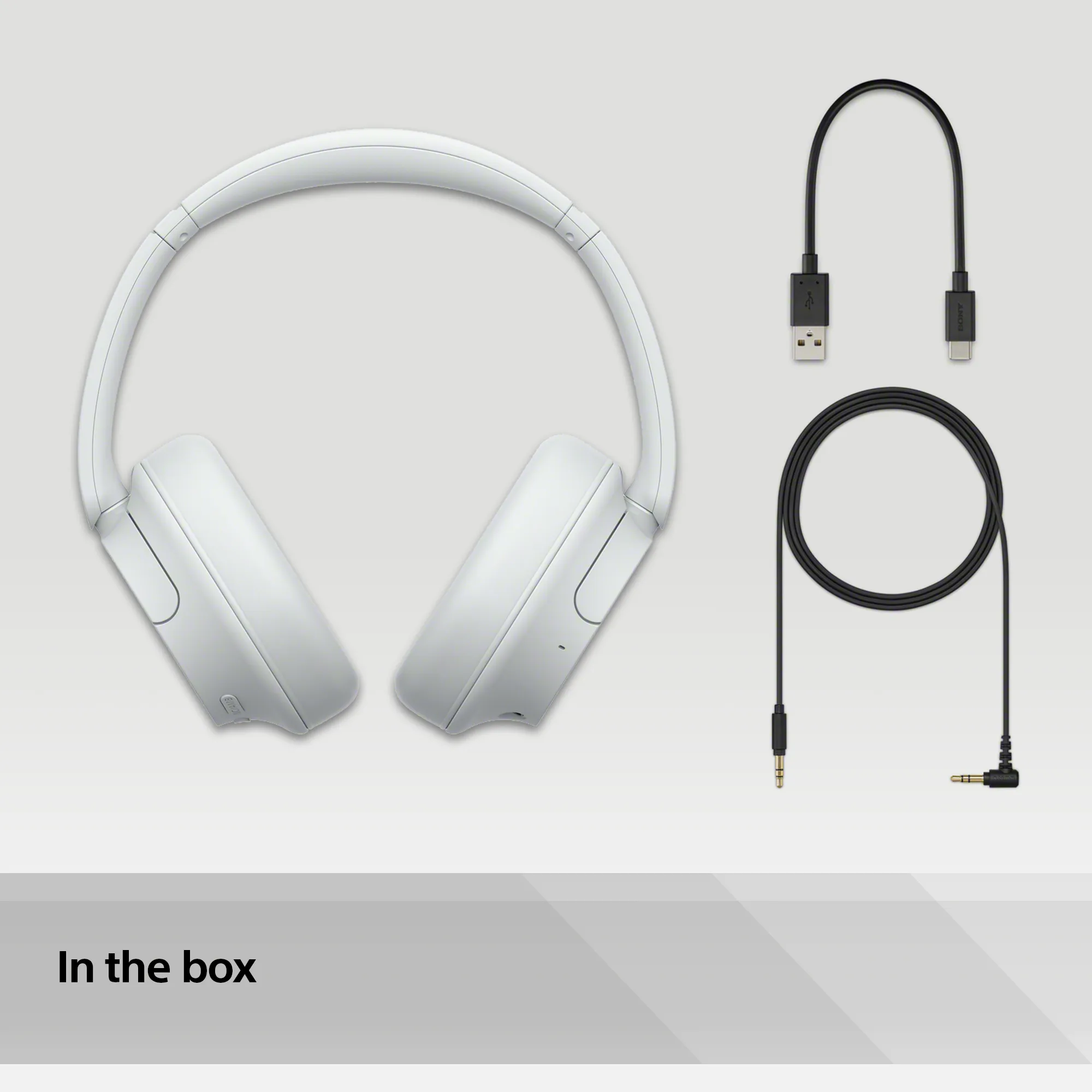Sony WH-CH720N Wireless Over-ear Headphones, White