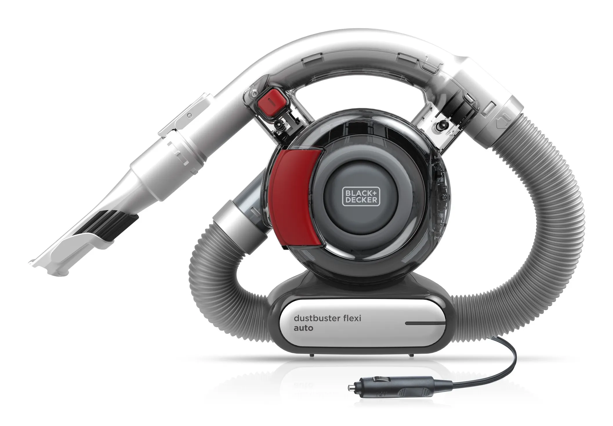 Black+Decker Dustbuster Flexi Auto PD1200AV 12V 0.56L -k&auml;sik&auml;ytt&ouml;inen imuri, harmaa, oranssi