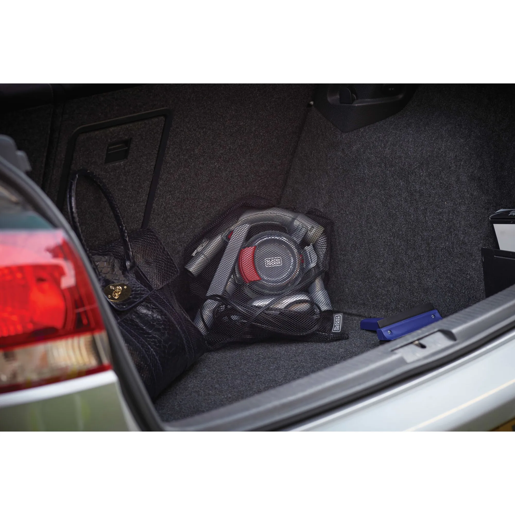 Black+Decker Dustbuster Flexi Auto PD1200AV 12V 0.56L -k&auml;sik&auml;ytt&ouml;inen imuri, harmaa, oranssi