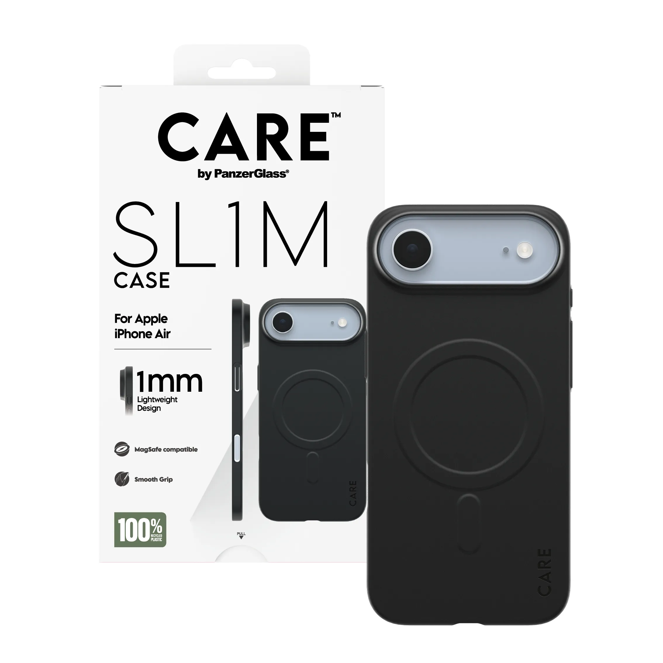 PanzerGlass CARE SL1M MagSafe Case for iPhone Air, Black