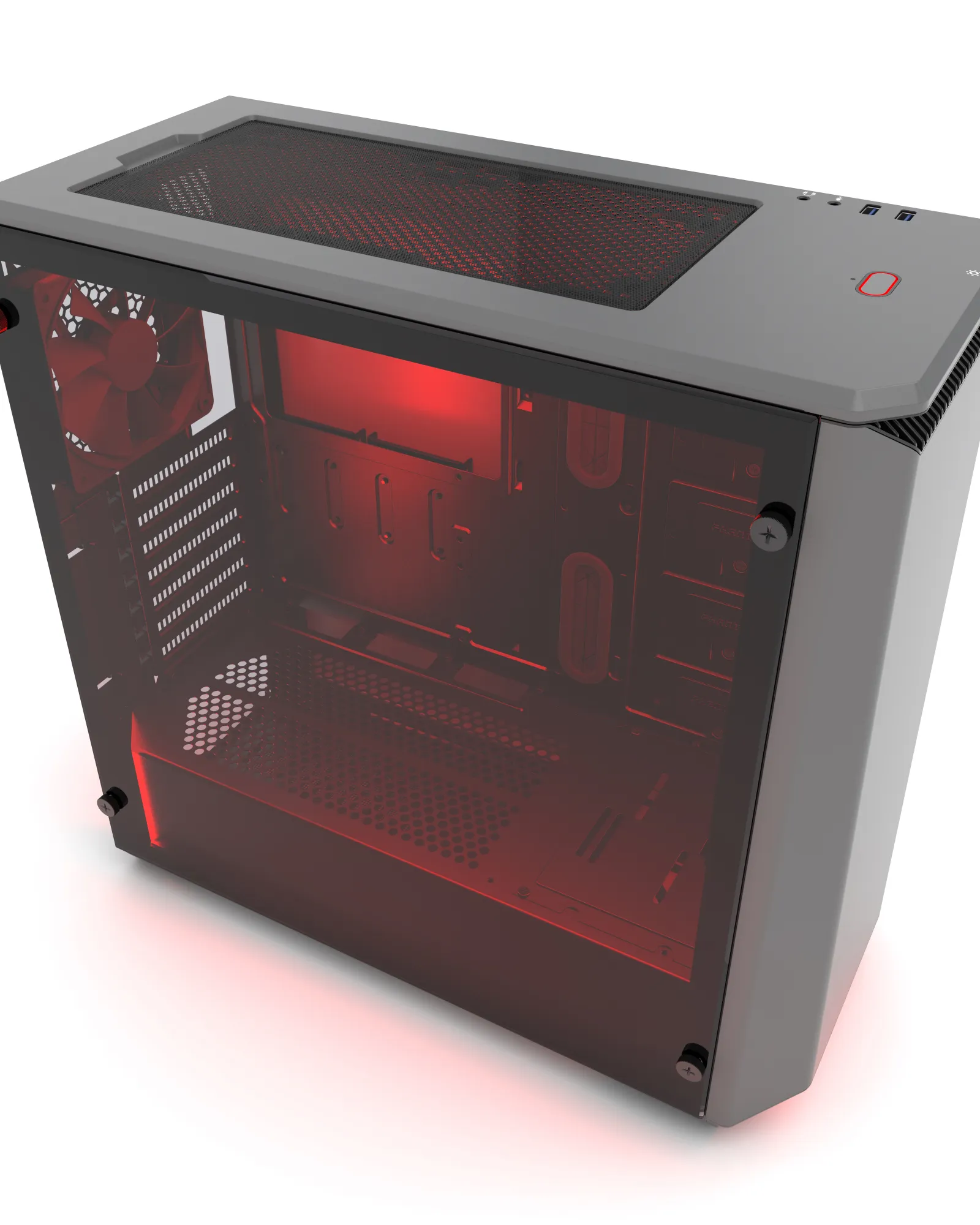 Phanteks Eclipse P400 Mid Tower Case. Tempered Glass. Anthracite Grey