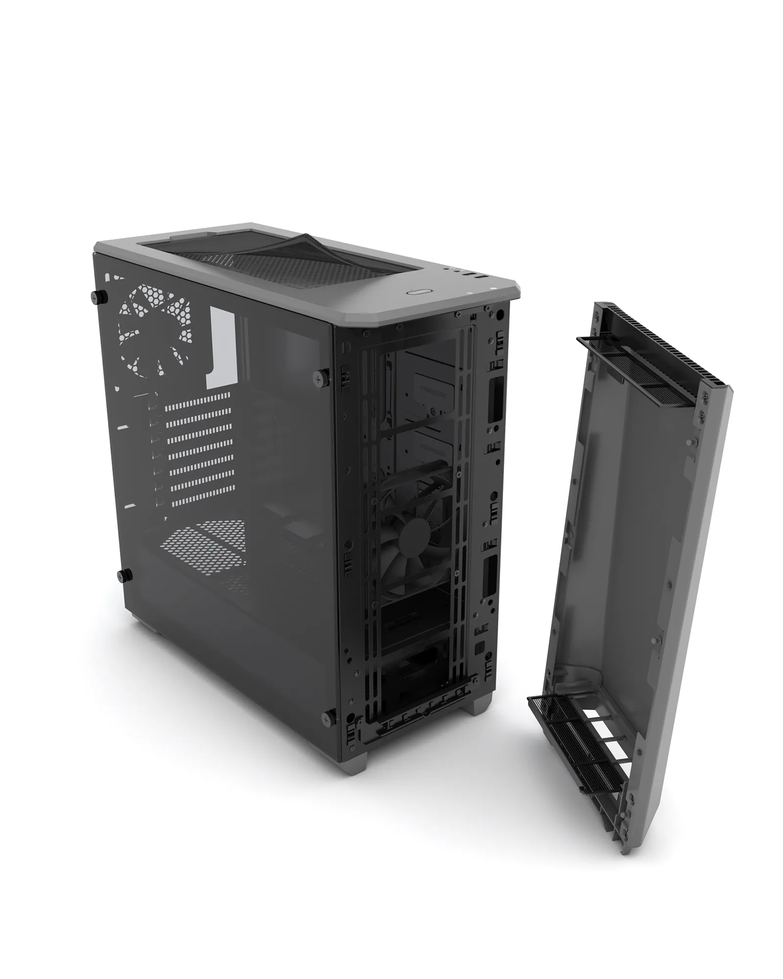 Phanteks Eclipse P400 Mid Tower Case. Tempered Glass. Anthracite Grey
