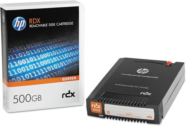 HPE RDX Q2042A -datanauha, 500 GB, musta