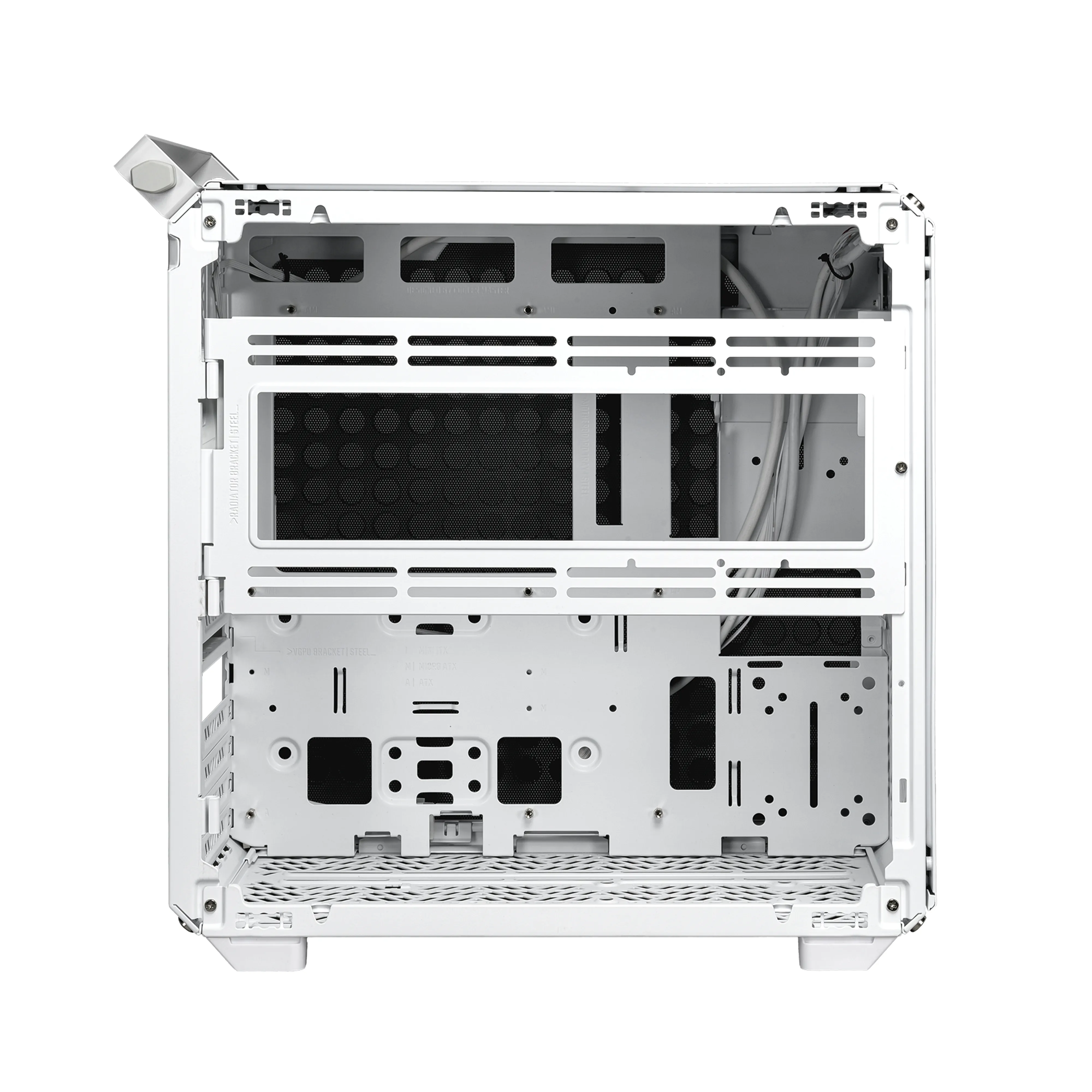 Cooler Master QUBE 500 Flatpack Macaron Edition - Mid Tower case, Cream, Mint colour, Pink