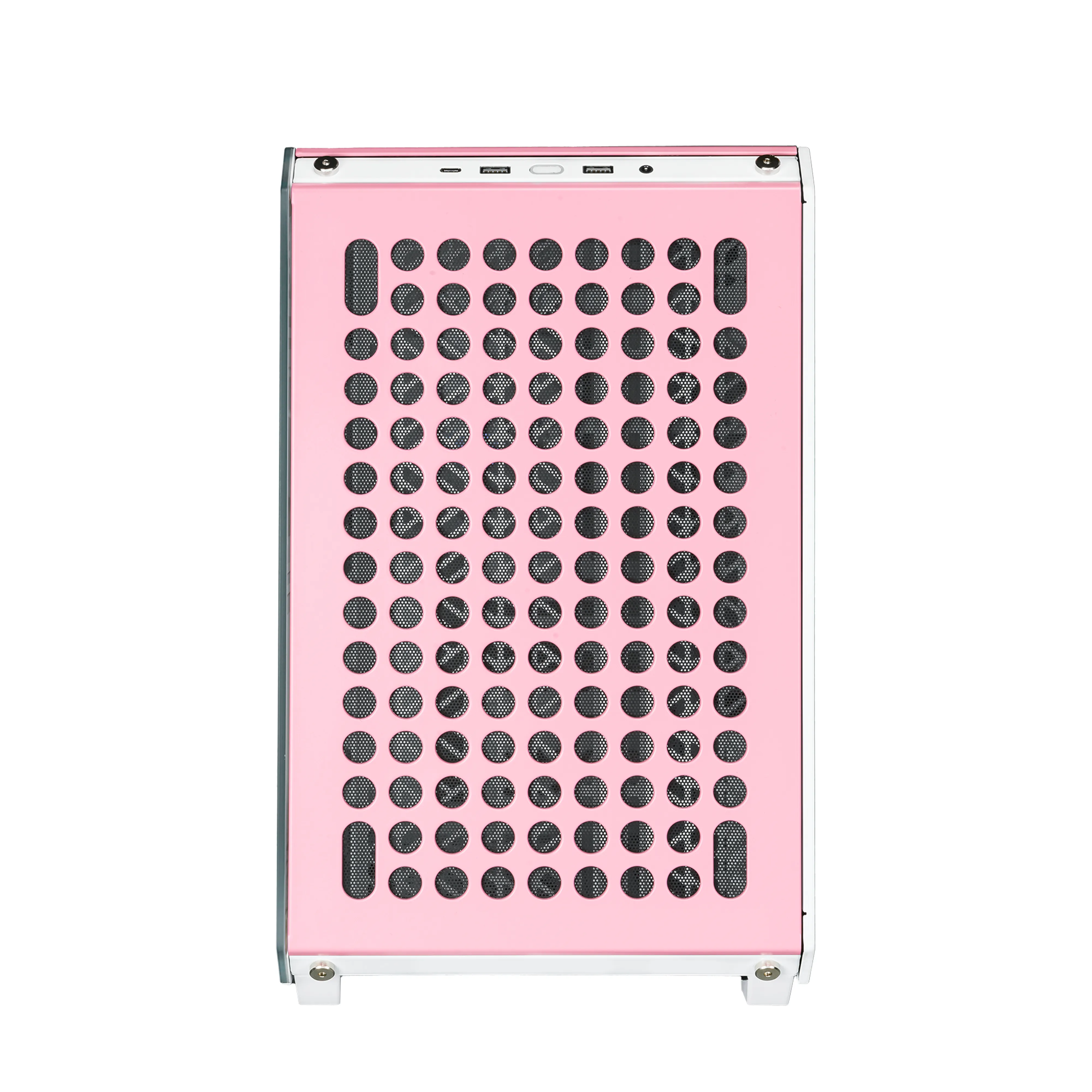 Cooler Master QUBE 500 Flatpack Macaron Edition - Mid Tower case, Cream, Mint colour, Pink