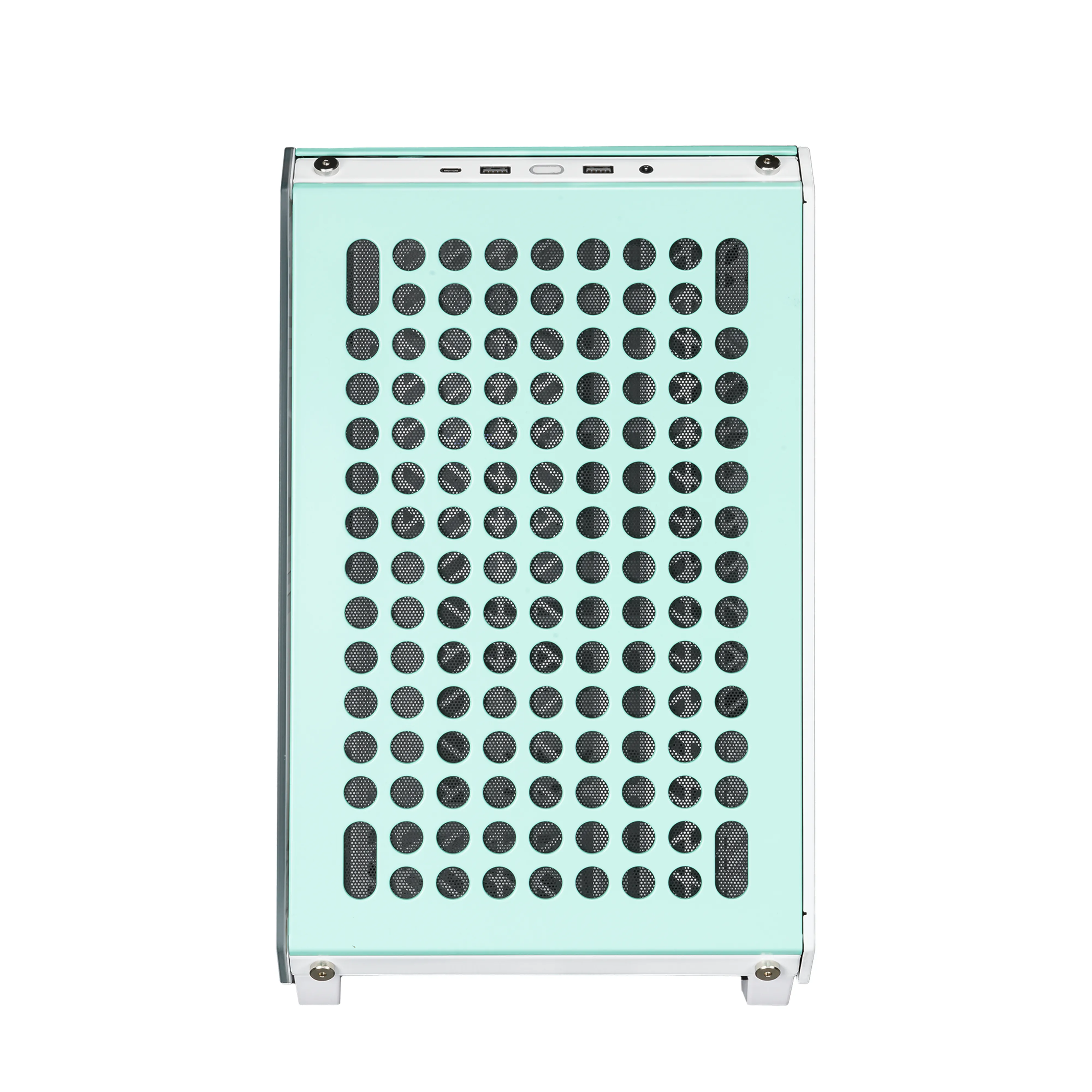 Cooler Master QUBE 500 Flatpack Macaron Edition - Mid Tower case, Cream, Mint colour, Pink
