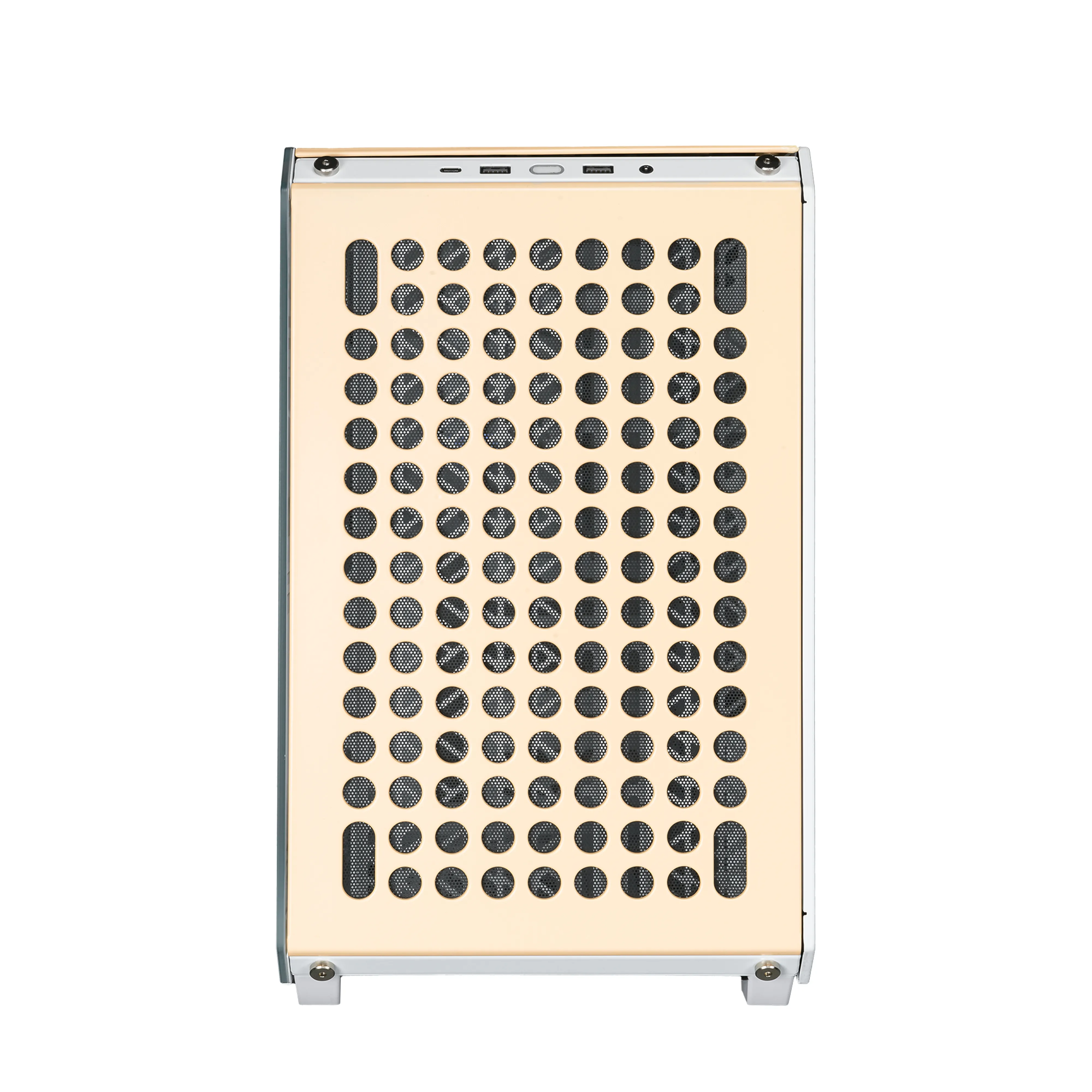 Cooler Master QUBE 500 Flatpack Macaron Edition - Mid Tower case, Cream, Mint colour, Pink